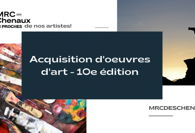 Acquisition d’œuvres d’art – la 10e édition est officiellement lancée!