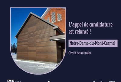 Murale de Notre-Dame-du-Mont-Carmel : l’appel de candidature est relancé !